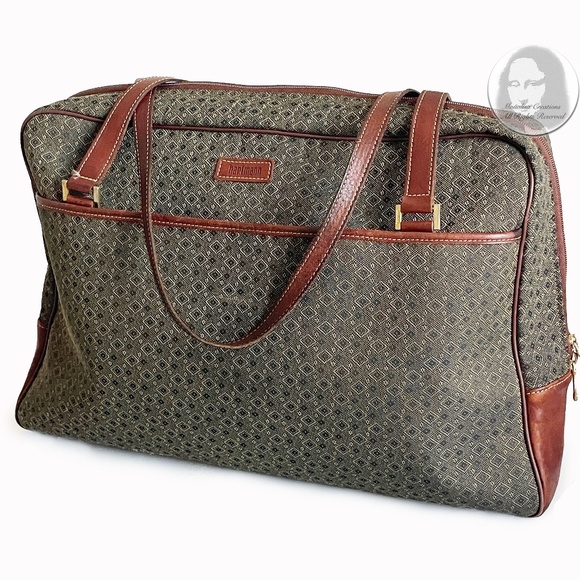 Hartmann Carry On Bag Wings Jacquard Diamond Pattern Vintage Y2K NEEDS REHAB! - Picture 5 of 12